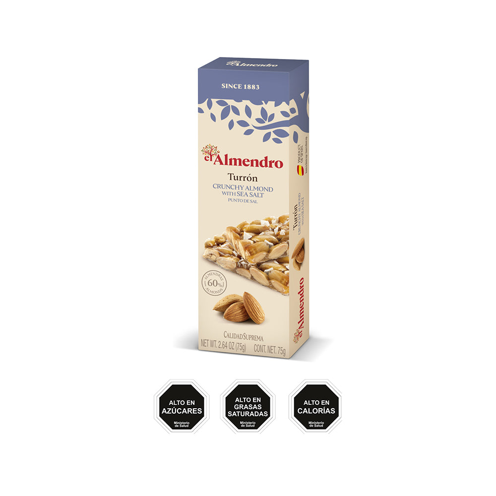 El Almendro Turron Al Punto De Sal Estuche El Almendro 16X75G Chocolate
