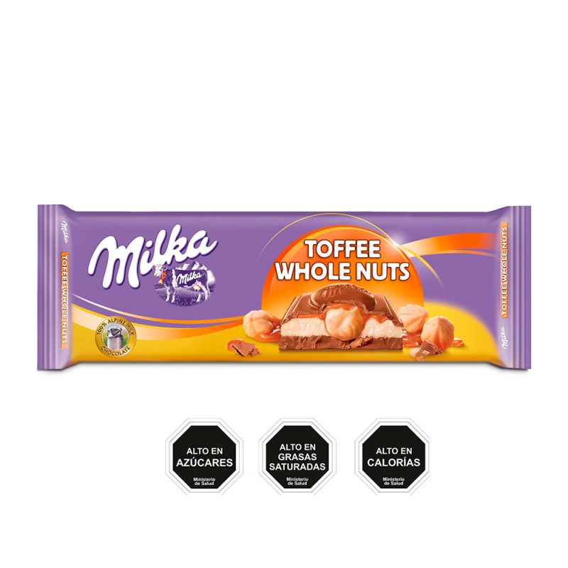 Toffee Whole Nuts Milka 300G Chocolates