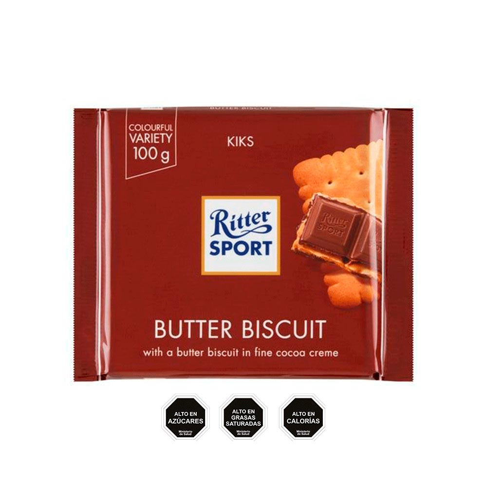 Milk Butter Biscuit And Creme Ritter Sport 11X100G Chocolates