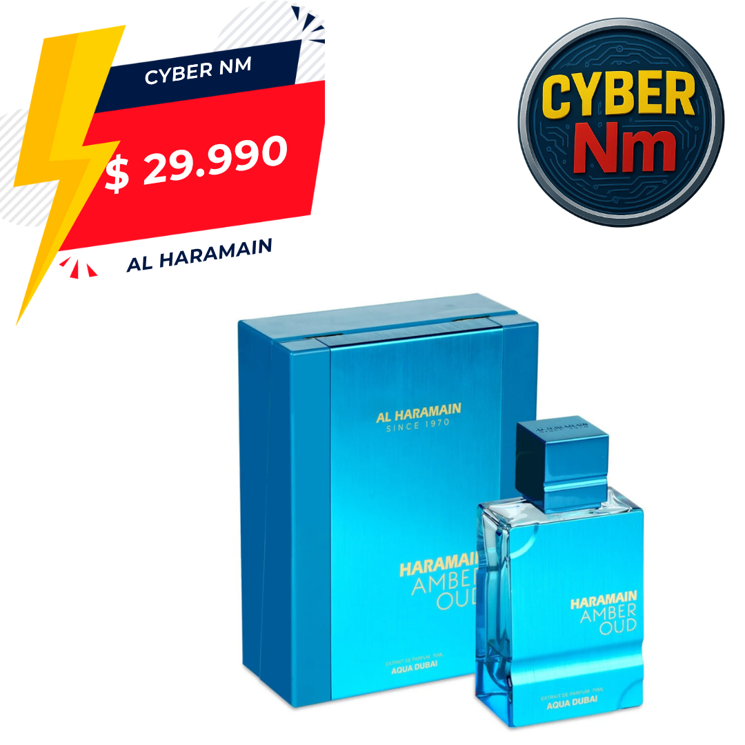Amber Oud Aqua Dubai Al Haramain 75Ml Hombre Edp