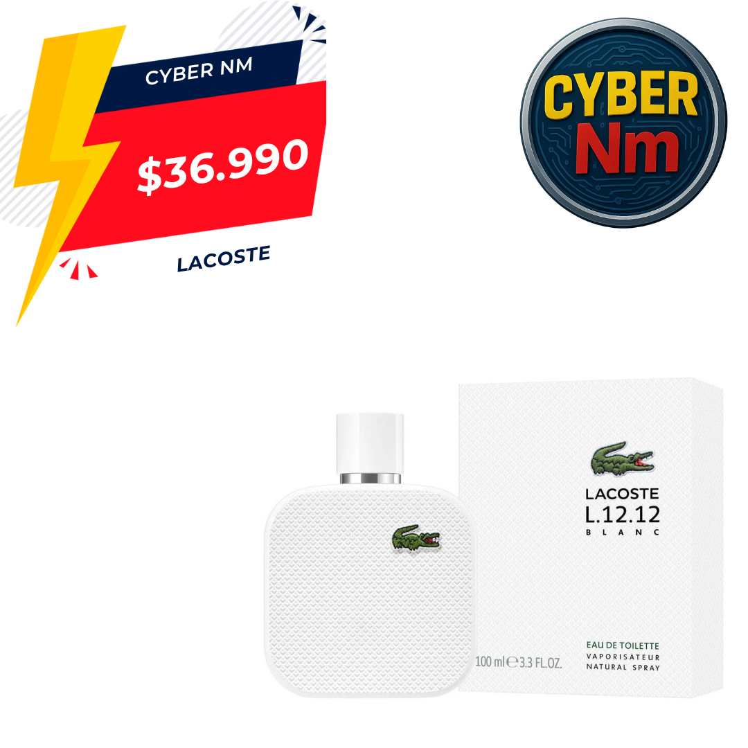 L12.12 Blanc 100Ml Hombre Lacoste Edt (Sin Celofan)