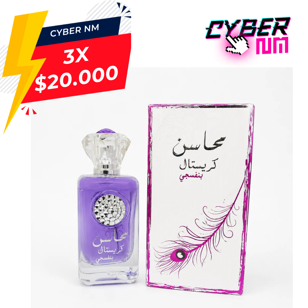 Mahasin Crystal Violet Lattafa 100Ml Unisex Edp