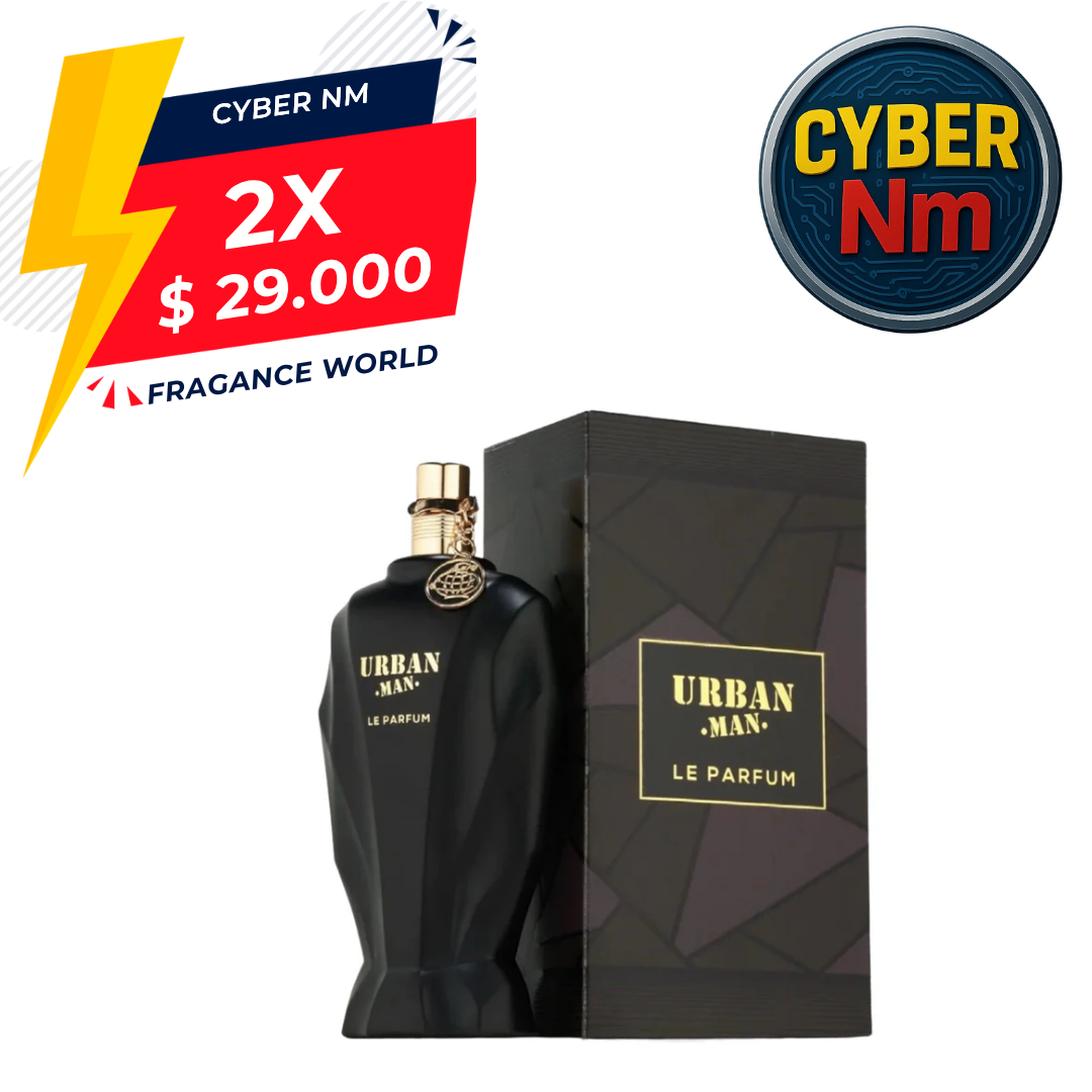 Urban Man Le Parfum Fragrance World 90Ml Hombre Edp