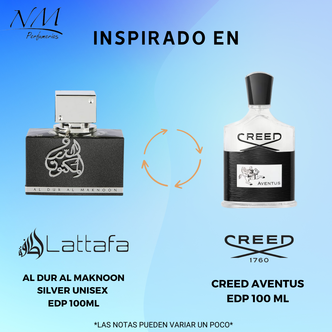 Al Dur Al Maknoon Silver Lattafa 100Ml Unisex Edp