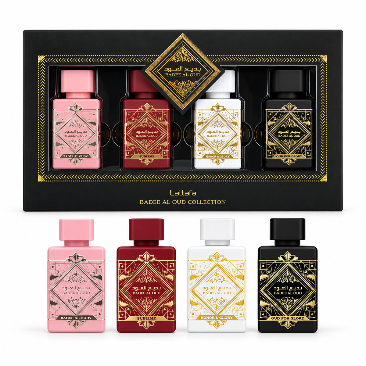 Badee Al Oud Collection Lattafa Estuche