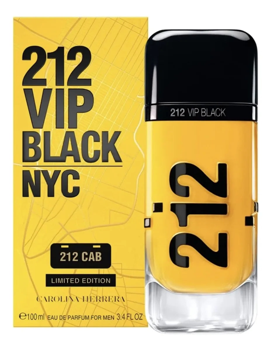 212 Vip Black Cab Carolina Herrera 100Ml Hombre Edp