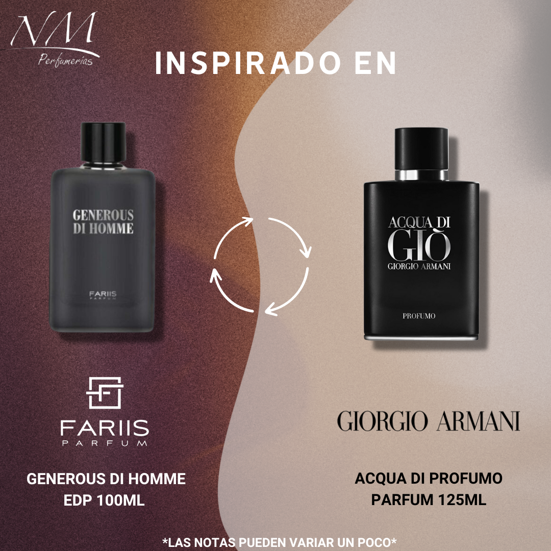 Generous Di Homme Fariis 100Ml Hombre Edp