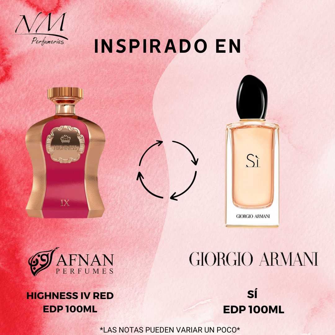 Highness Iv Red Afnan 100Ml Mujer Perfume