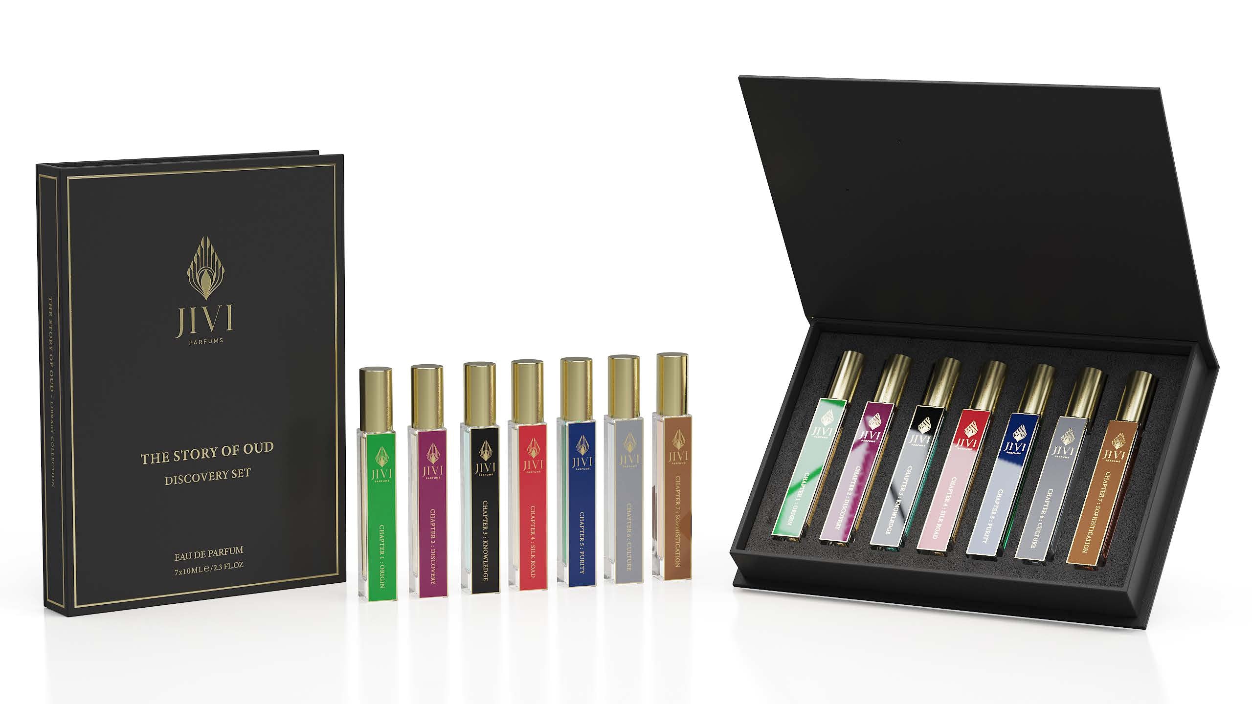 The Story Of Oud Discovery Set 7 X 10Ml Jivi Parfums Unisex Estuche Edp