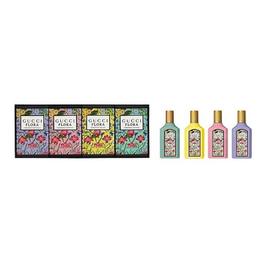 【未開封新品未使用】 GUCCI Flora Miniture set4 Gucci Mini Gucci Miniatura 5Ml X 4 Mujer