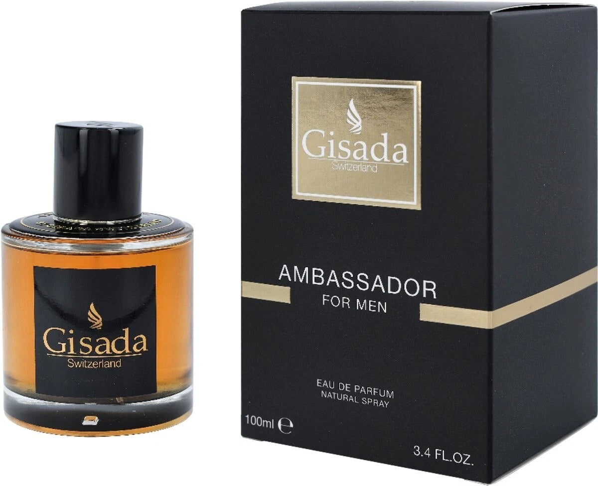 香水(ユニセックス) Gisada AMBASSADOR FOR MEN 100ml Ambassador Black Gisada Switzerland