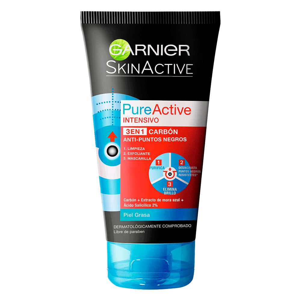 Limpiador Integral 3 En 1 De Carbón Pure Active / Cosmetic