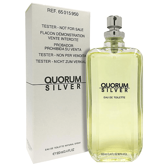 Precio perfume quorum discount silver 100 ml