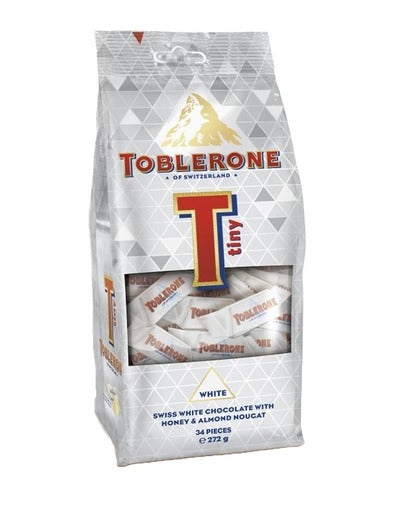 Toblerone Mondelez Mini Blanco / White 272g Vence el 11/Aug/2021