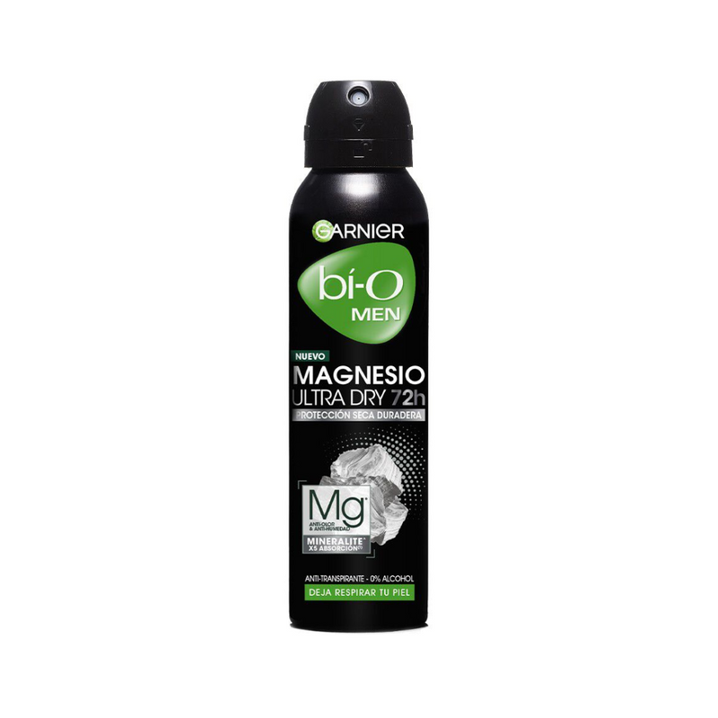 Antitranspirante Bí-O Men Magnesio Ultra Dry 150 Ml.