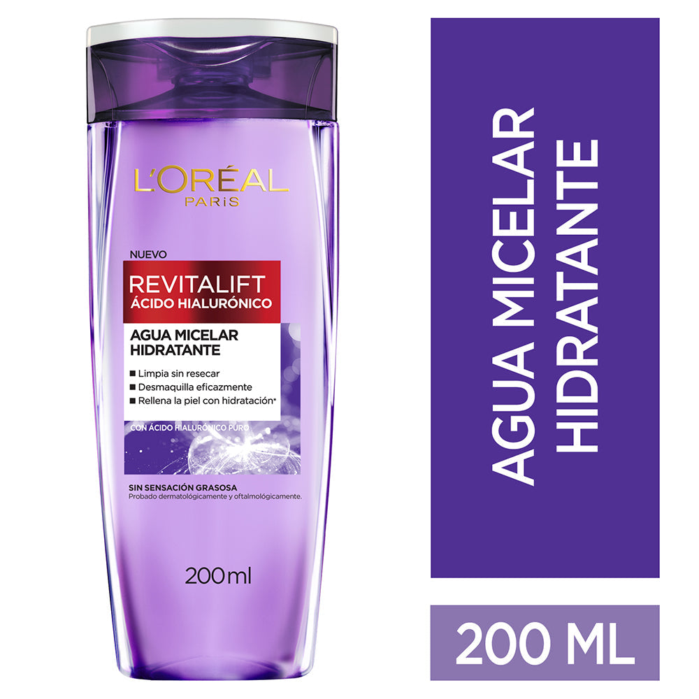 Agua Micelar Revitalif A. Hialurónico 200 Ml