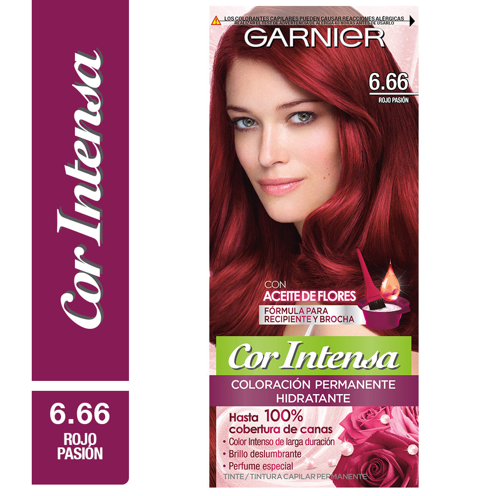 Tinte Cor Intensa 6.66 Rojo Pasion Garnier