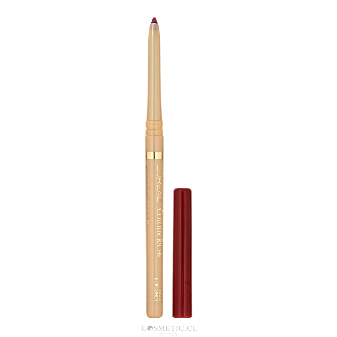 Delineador De Labios Color Riche 773 Truly Burgundy L'Oréal Paris