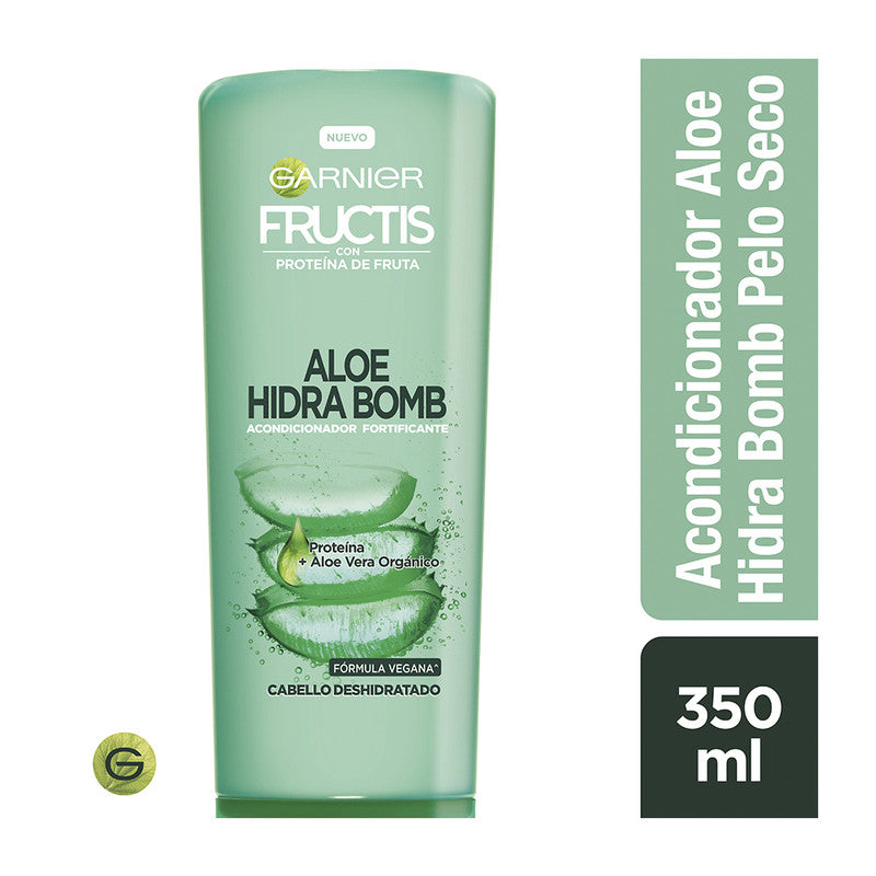 Acondicionador Fructis Aloe Hidra Bomb Proteina Aloe Vera 350 Ml