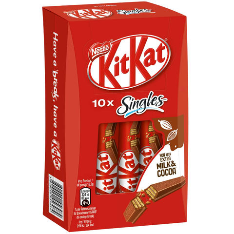 Kit Kat Singles Mp Utzmb Nestle 12 X 15.2Gms Chocolate