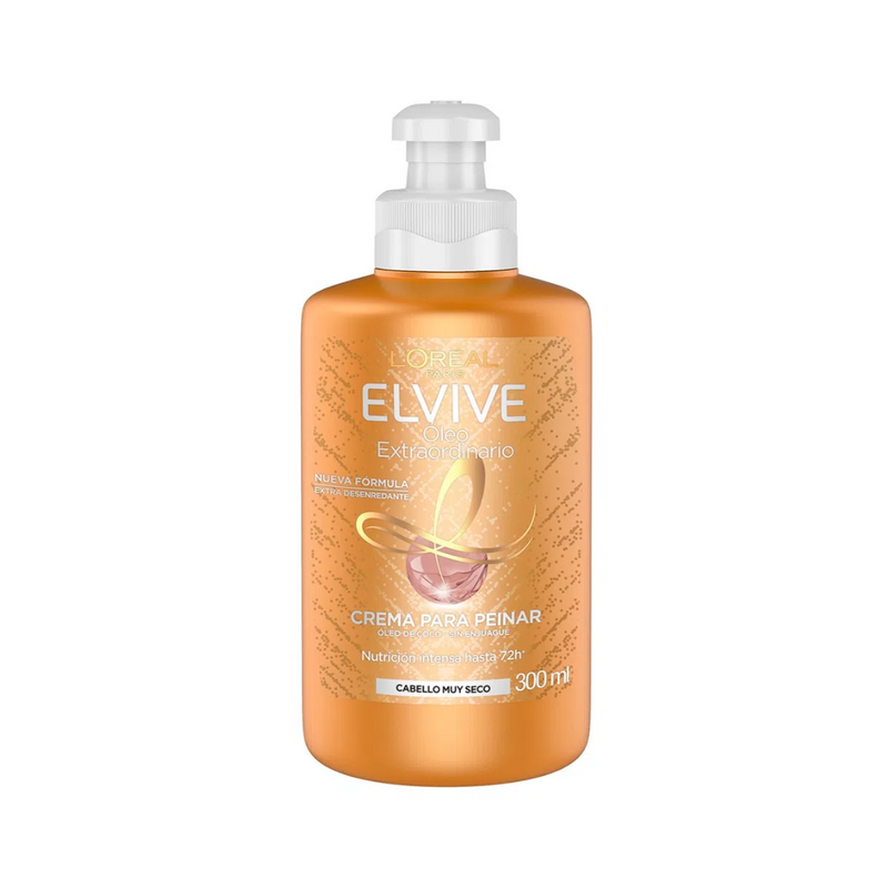 L'Oreal Paris Elvive Extraordinario Óleo De Coco Crema Para Peinar 300 Ml