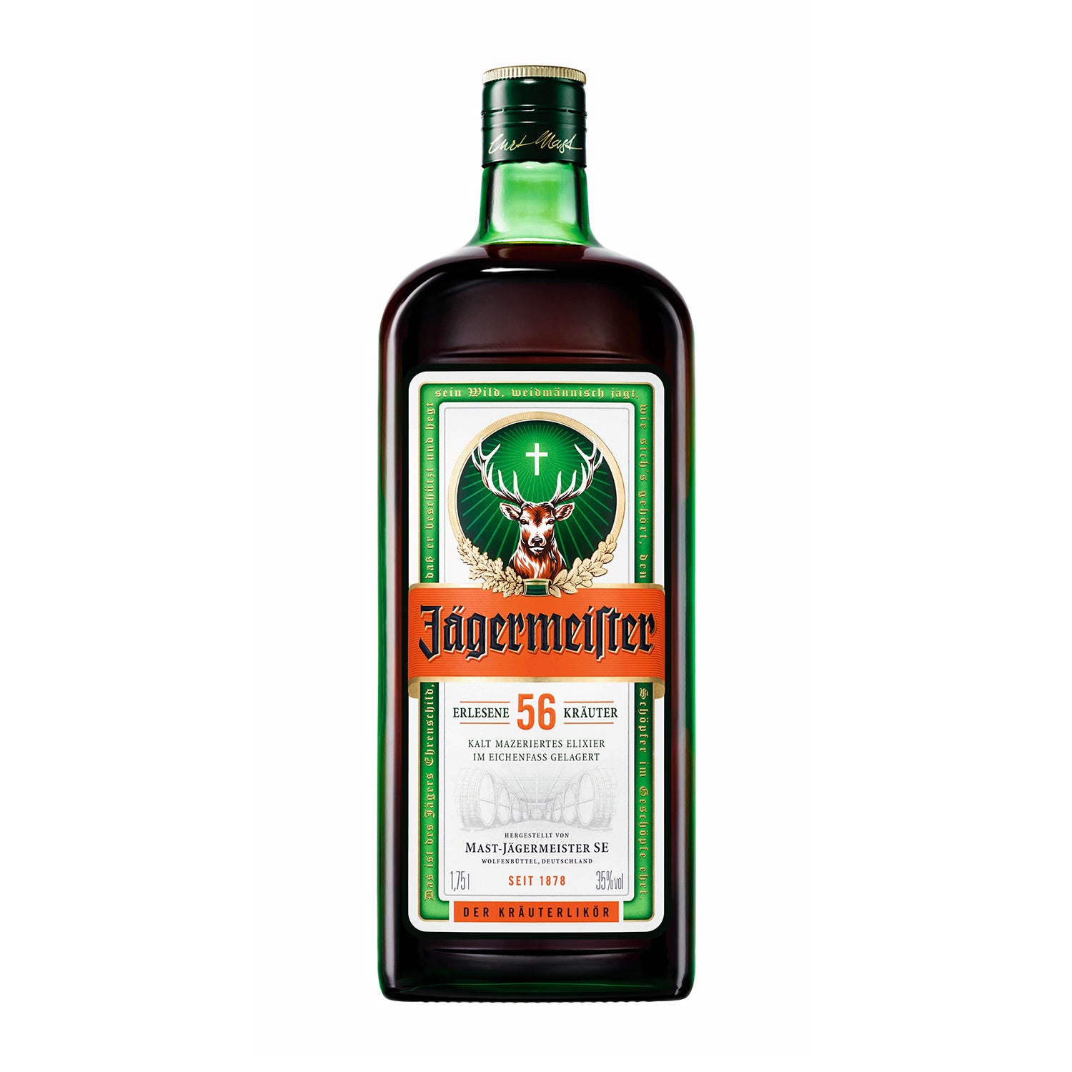 Licor Jagermeister (Licor de Hierbas) 1Lt 35% Alc