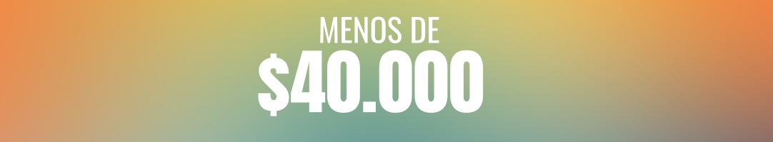 MENOS DE $40.000