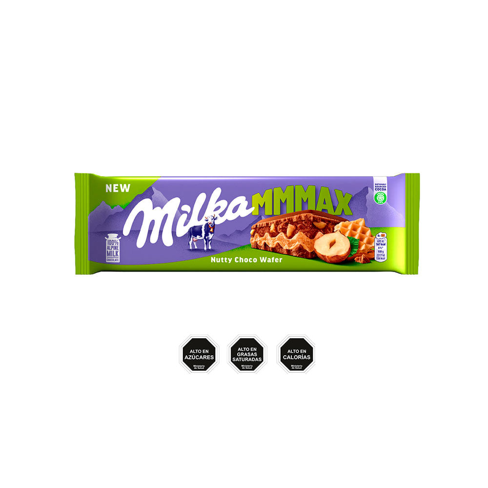 Nutty Choco Wafer Milka 270G Chocolate