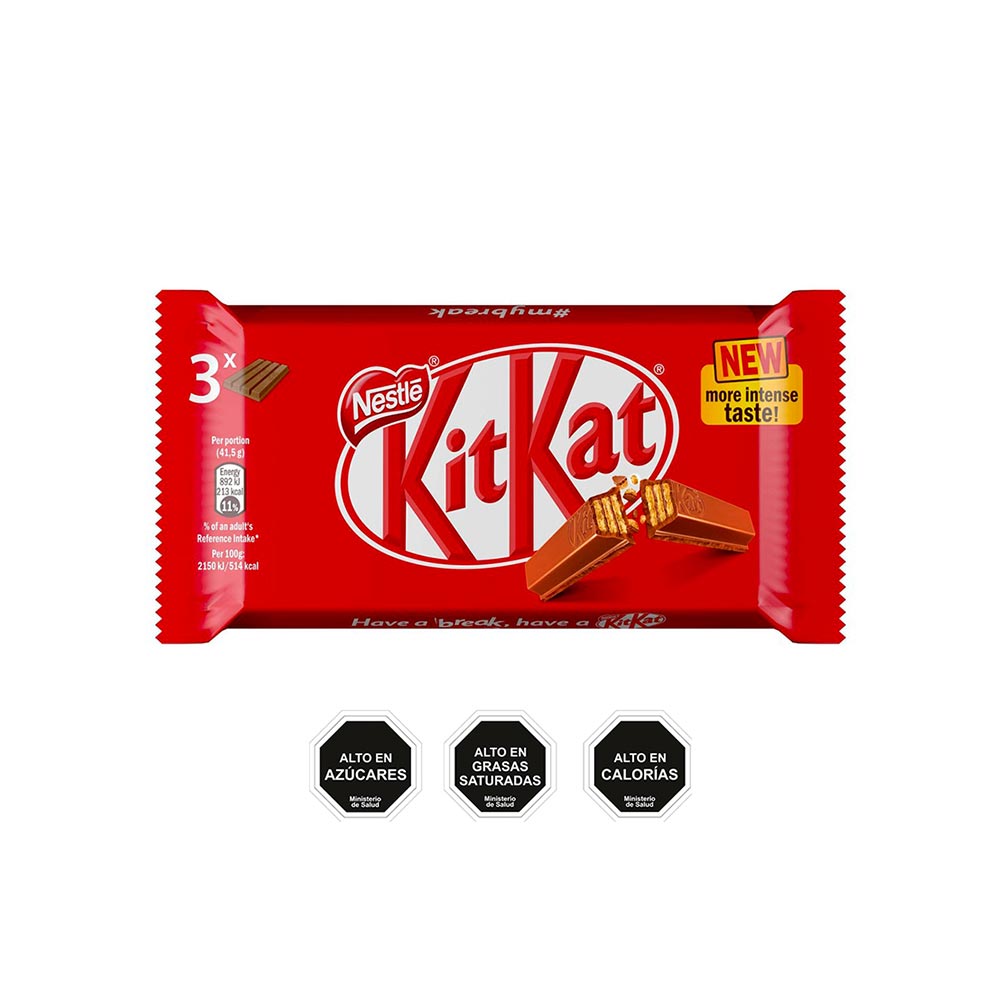 Kit Kat 24 Nestle 3X41.5G Chocolate