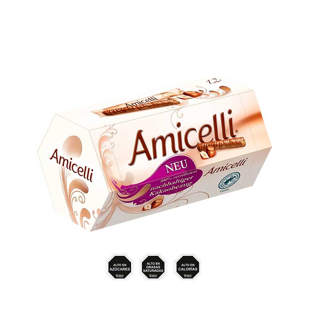 Amicelli Wafer Filled With Hazelnut Creme Ritter Sport 150G Chocolates