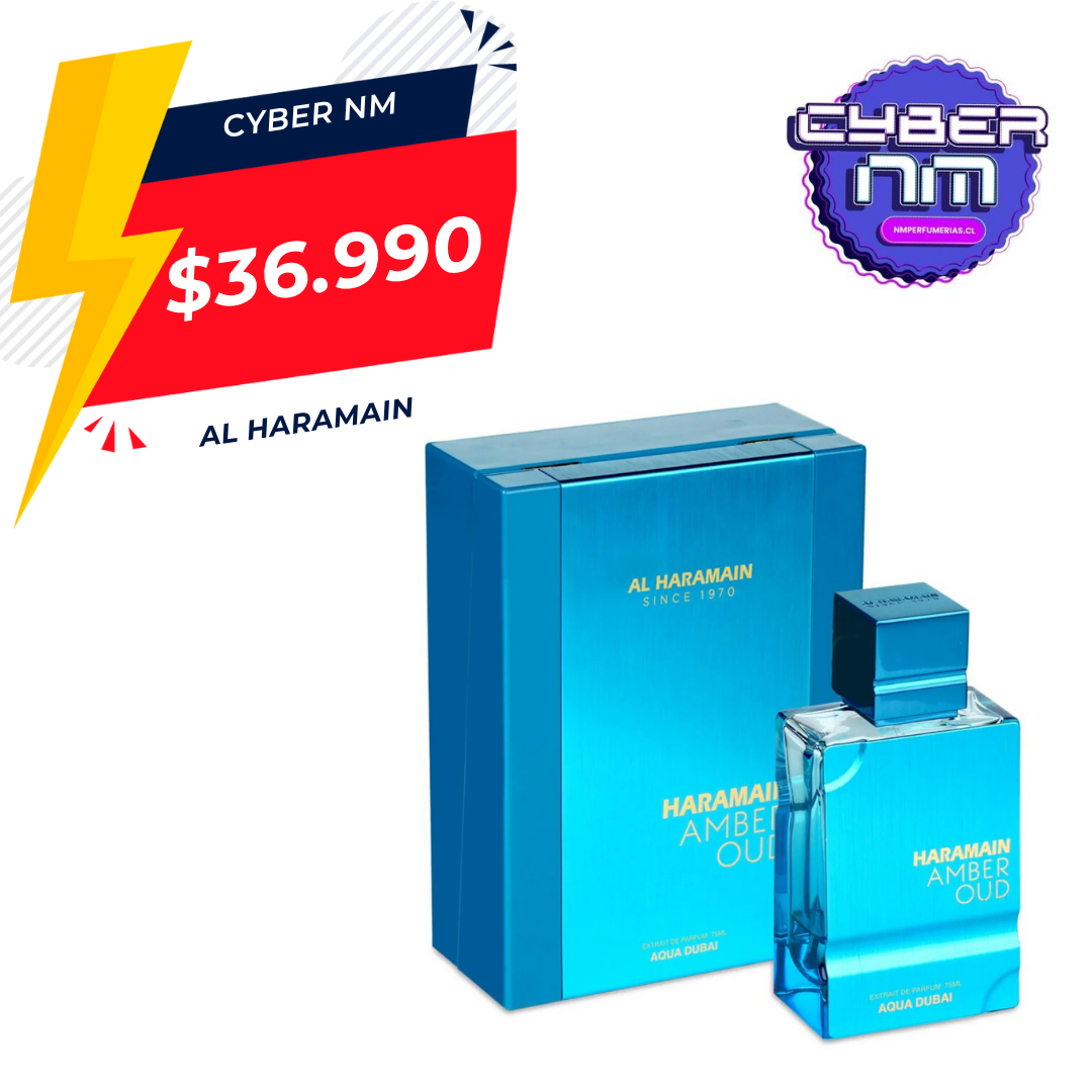 Amber Oud Aqua Dubai Al Haramain 75Ml Hombre Edp