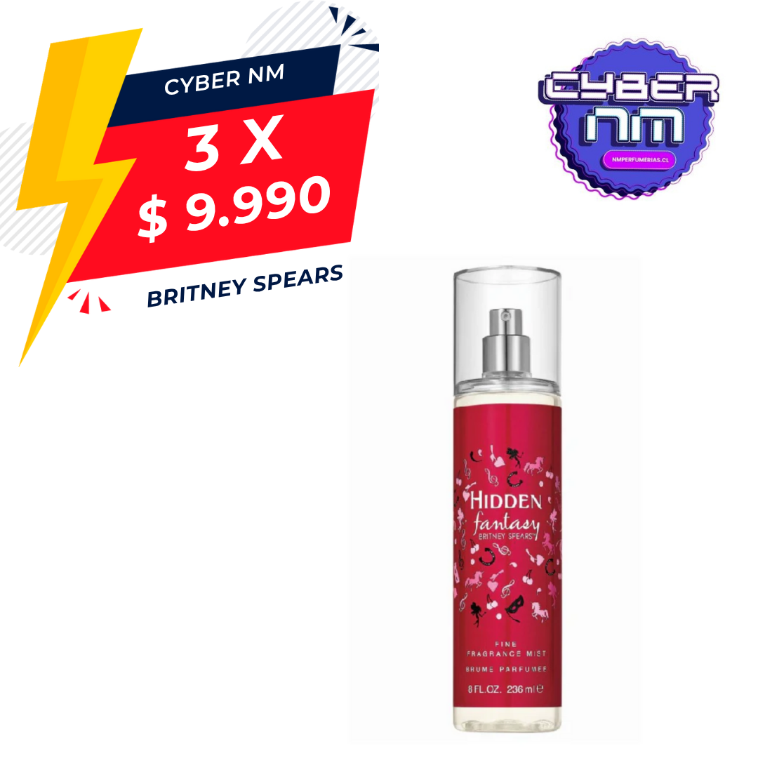 Britney Spears Hidden Fantasy Body Mist 236Ml Mujer