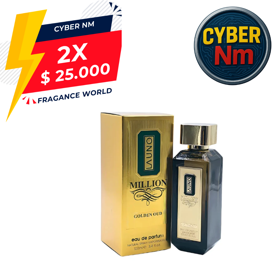La Uno Million Golden Oud Fragrance World 100Ml Hombre Edp