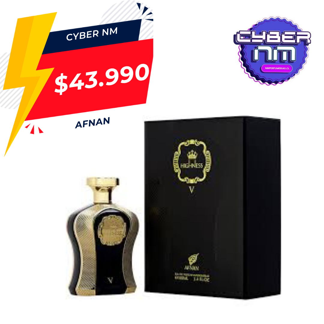 Highness V Black Afnan 100Ml Mujer  Perfume