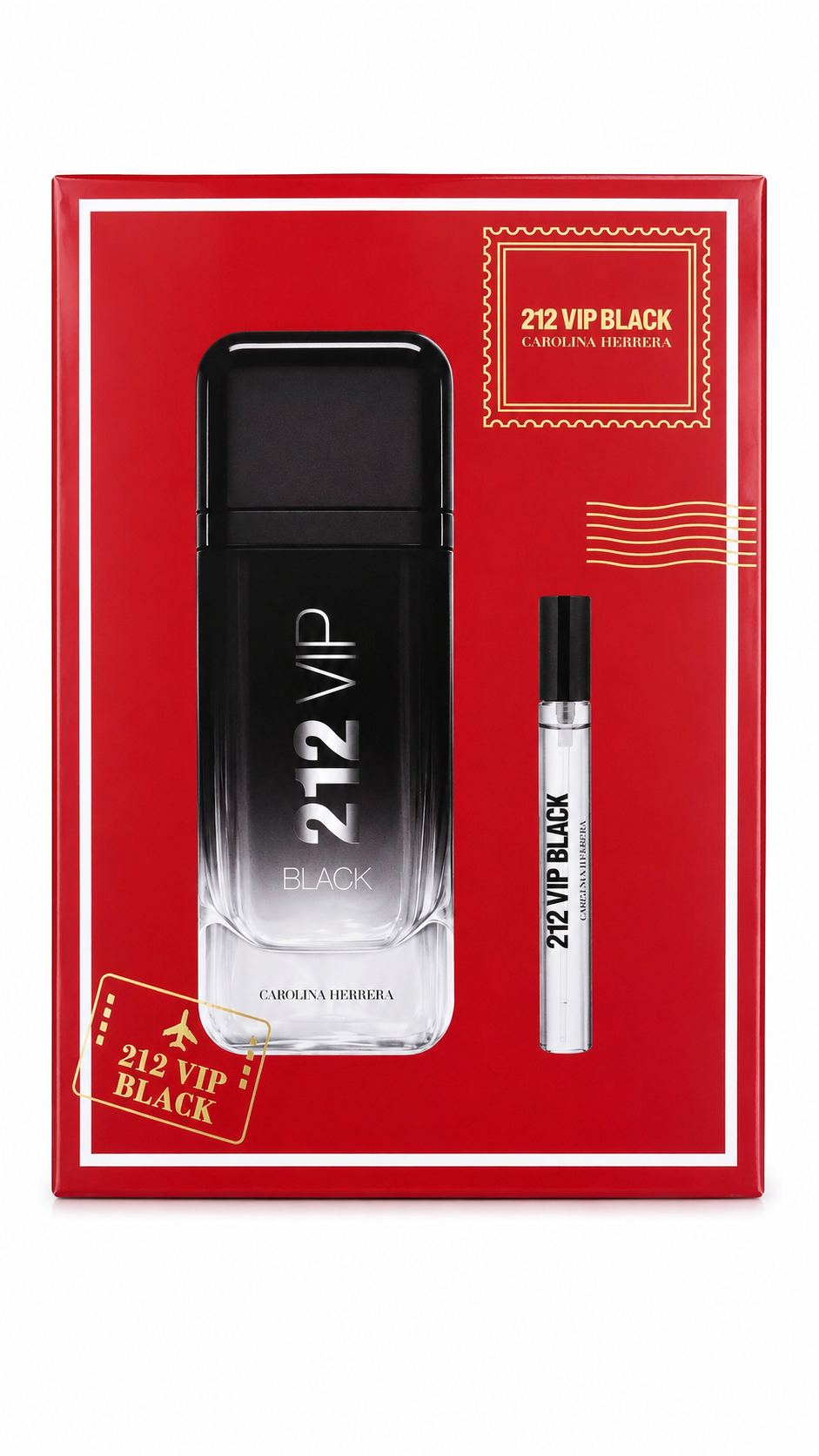 212 Vip Black Carolina Herrera Estuche 100Ml Hombre Edp