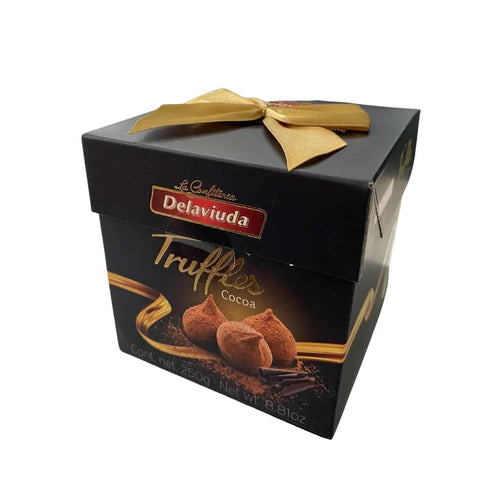 Trufas Al Cacao Cubo Regalo Delaviuda 12X250  Chocolates