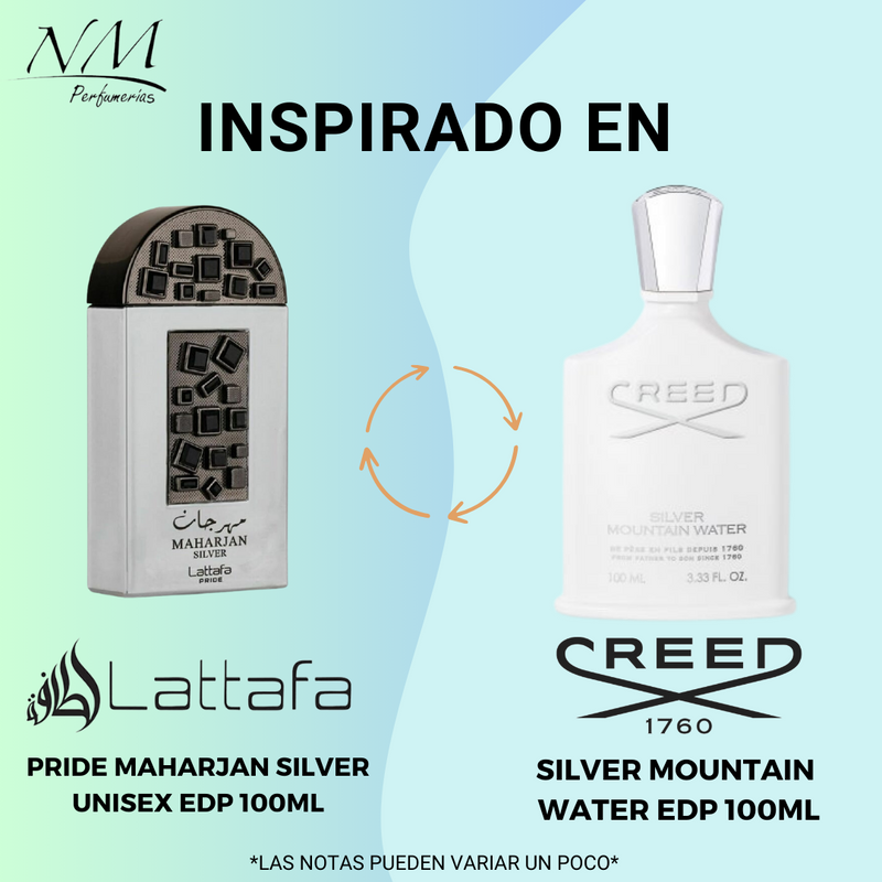 Pride Maharjan Silver Lattafa 100Ml Unisex Edp