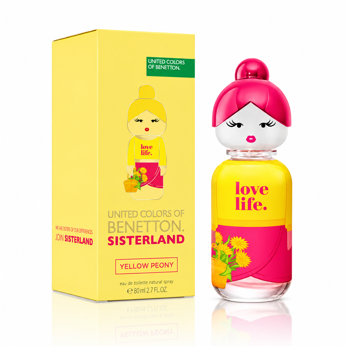 Sisterland Yellow Peony Benetton 80Ml Mujer Edt