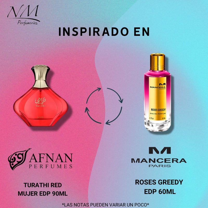 Turathi Red Afnan 90Ml Mujer  Perfume