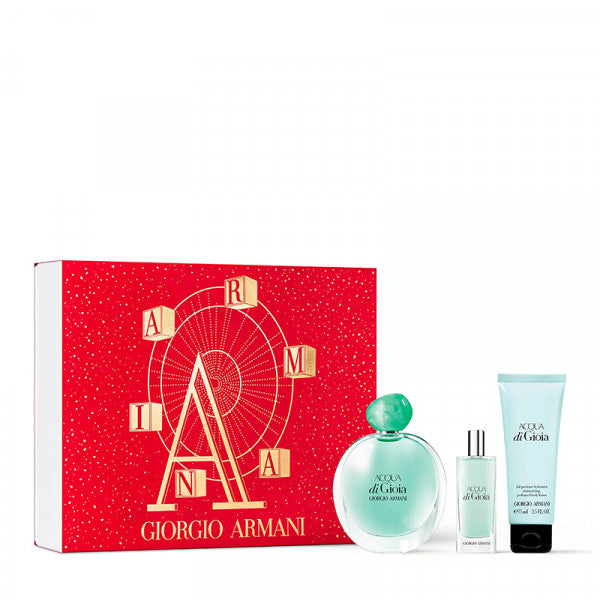 Acqua Di Gioia Giorgio Armani Estuche 3Pcs 100Ml Mujer Edp