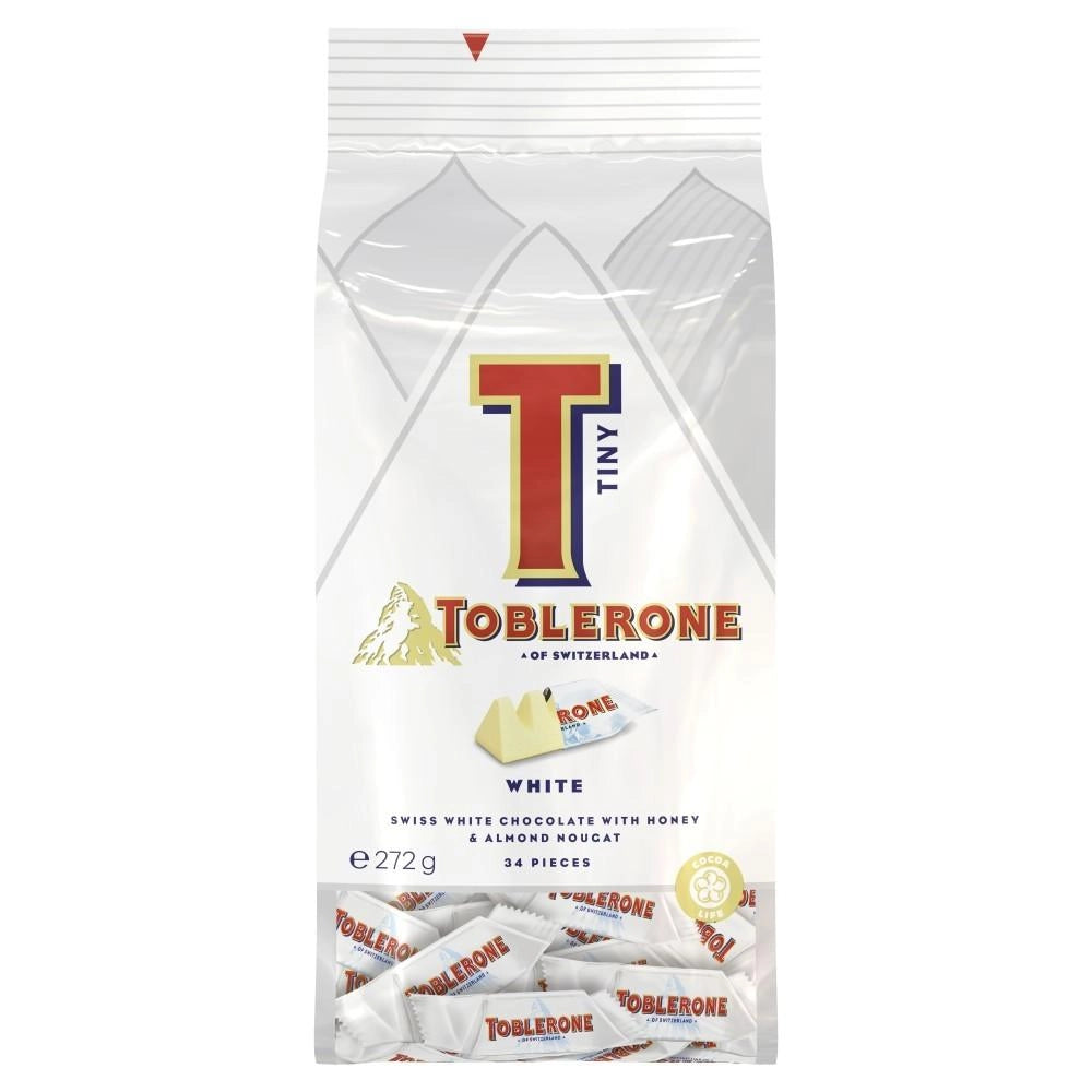 Tiny White Bag Toblerone 27X272G Chocolates