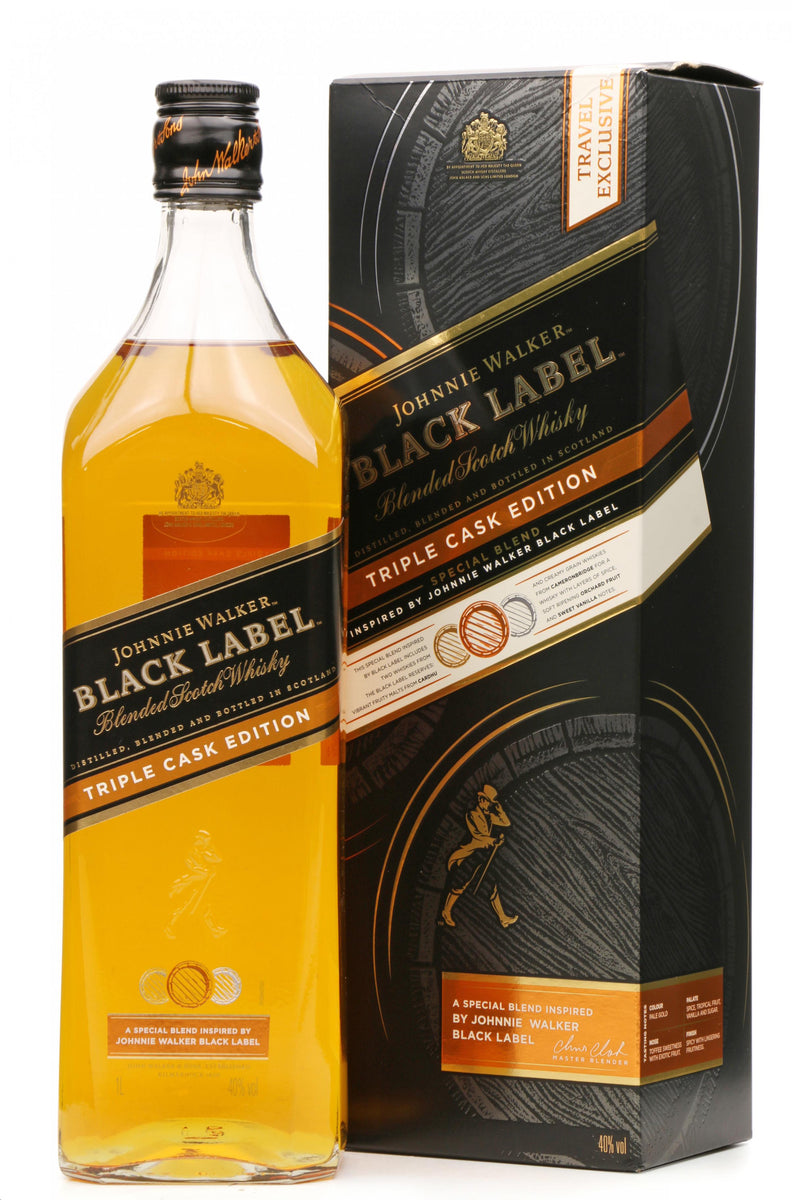 Whisky Triple Cast Johnnie Walker 1Lt Alc 40% Botella