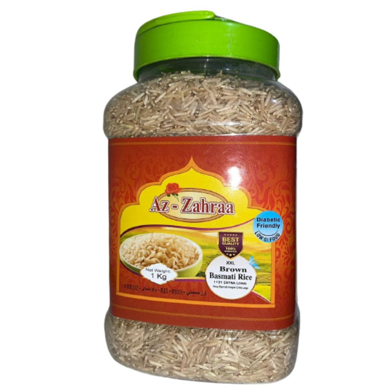 Arroz Basmati Xxl Integral Az-Zahraa 1kg Jarra