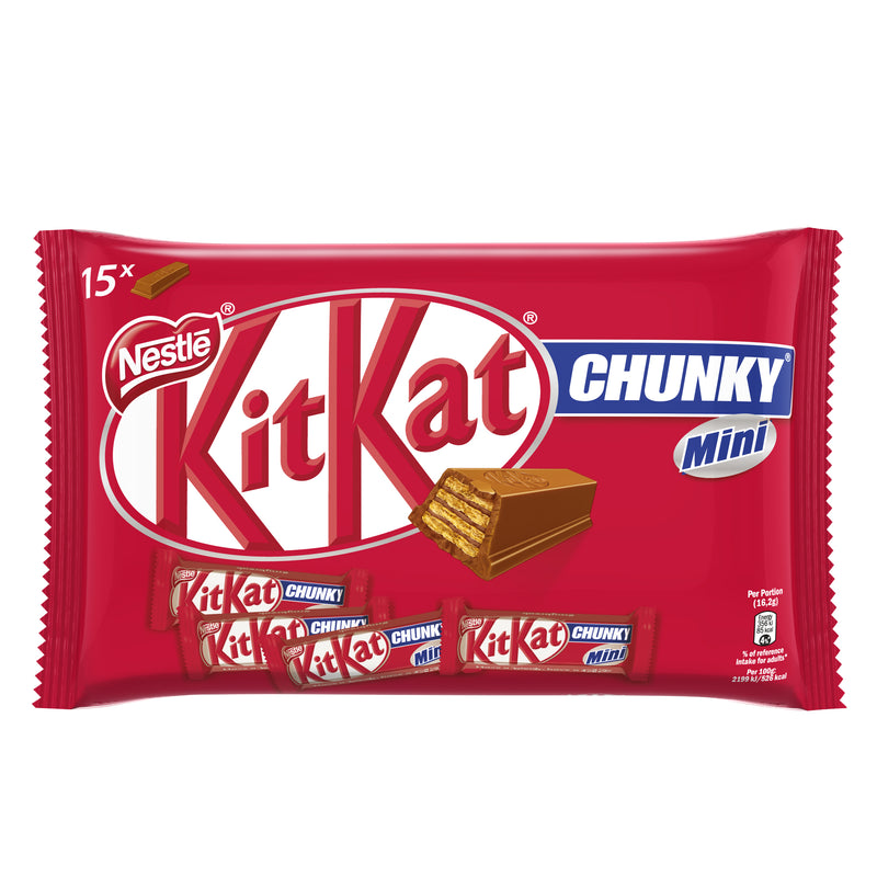 Kit Kat Chunky Mini Nestle 24X250G  Chocolate