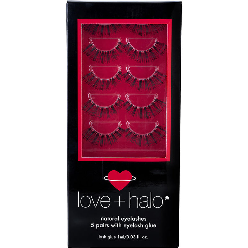 Eyelash Set Love+Halo 5Pc S/I (Pestañas)