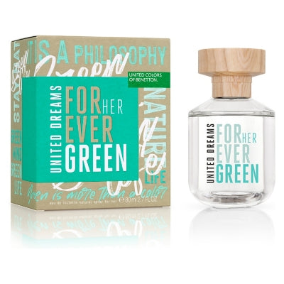 United Forever Green Benetton 80Ml Mujer Edt (Nuevo)