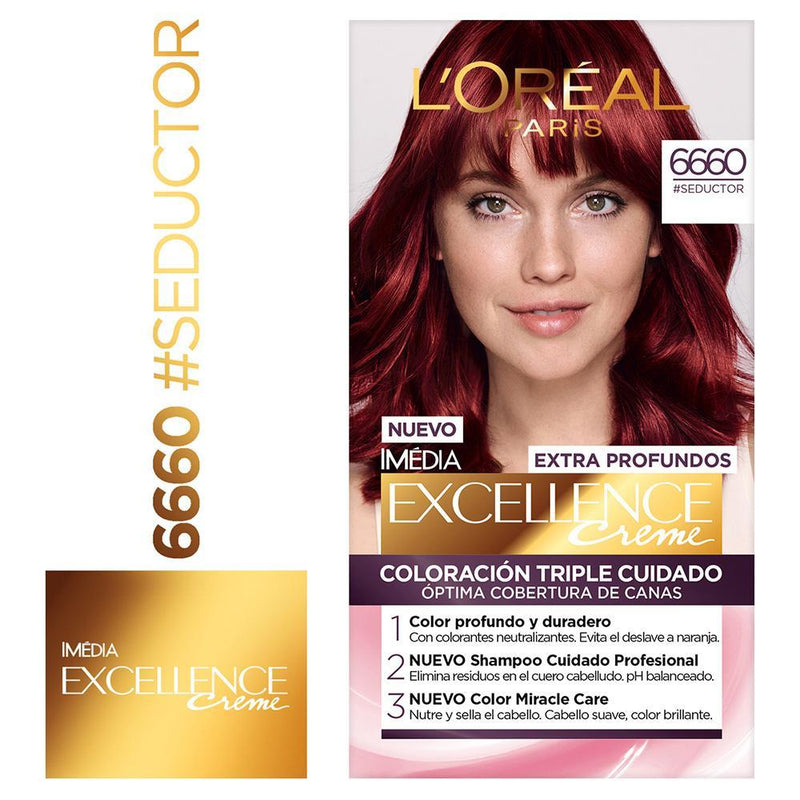 Tinte Excellence Creme 6660 Seductor Extra Profundos