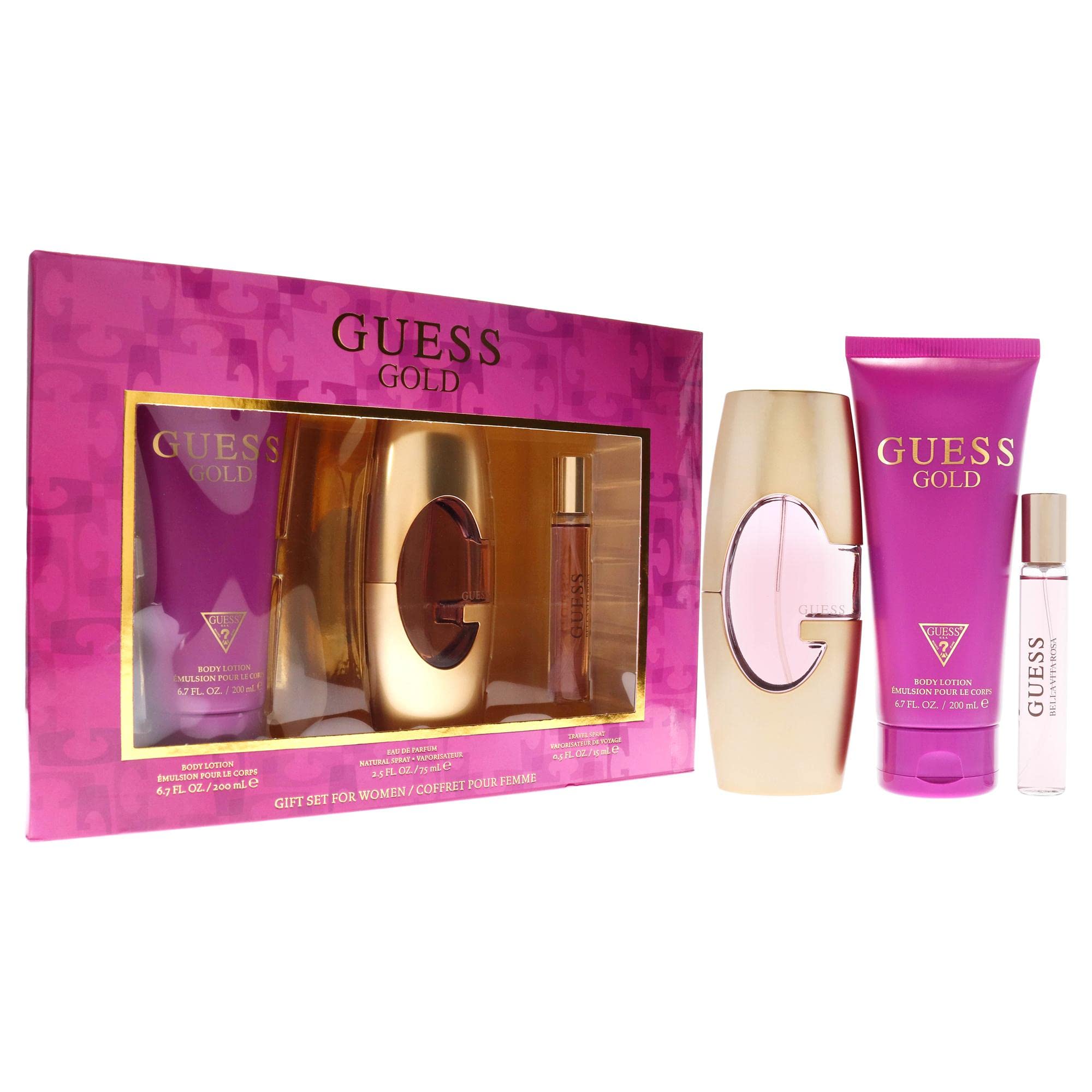 GOLD 3pc GUESS