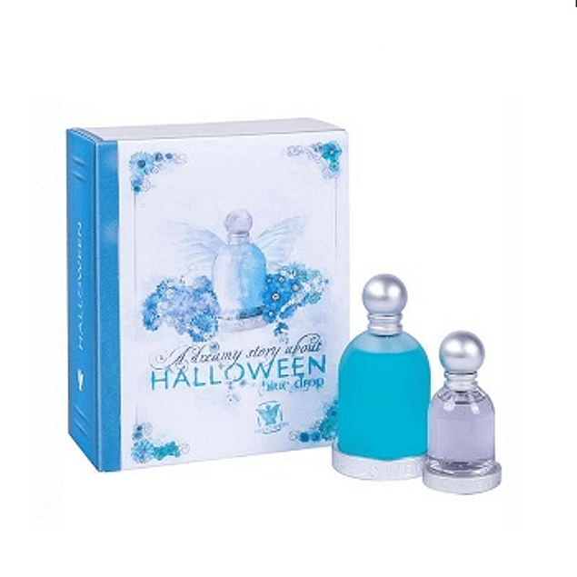 Halloween Blue Drop 100Ml + Tradicional 30Ml Mujer Estuche