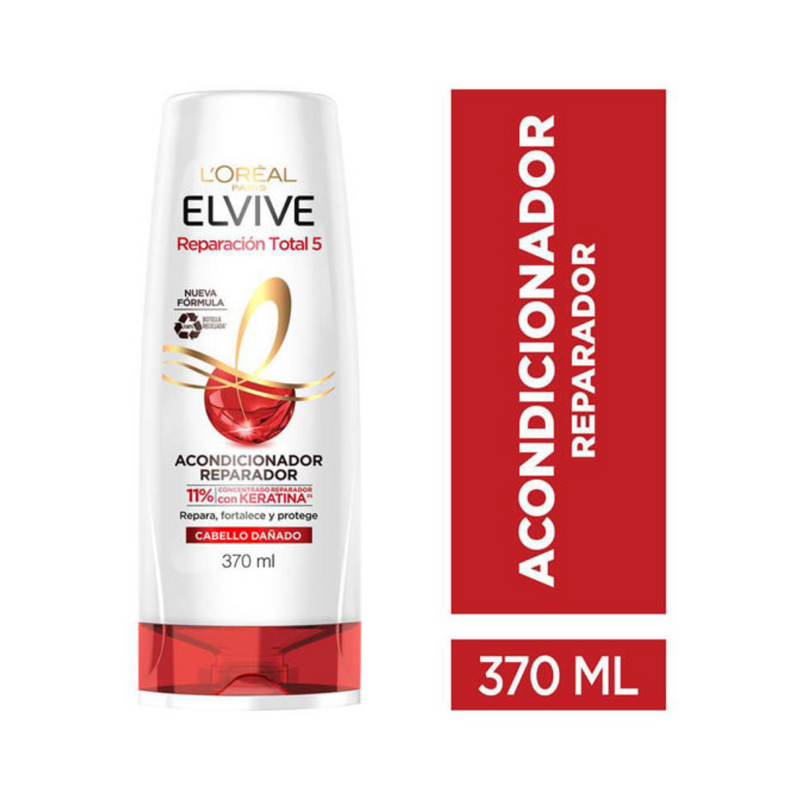 L'Oréal Paris Acondicionador Elvive Reparación Total 5 370 Ml